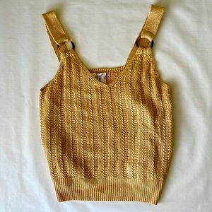 Hippie Rose Sz M crochet crop